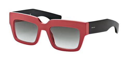 Prada PR 28PS POEME SMN0A7 Sunglasses in Red